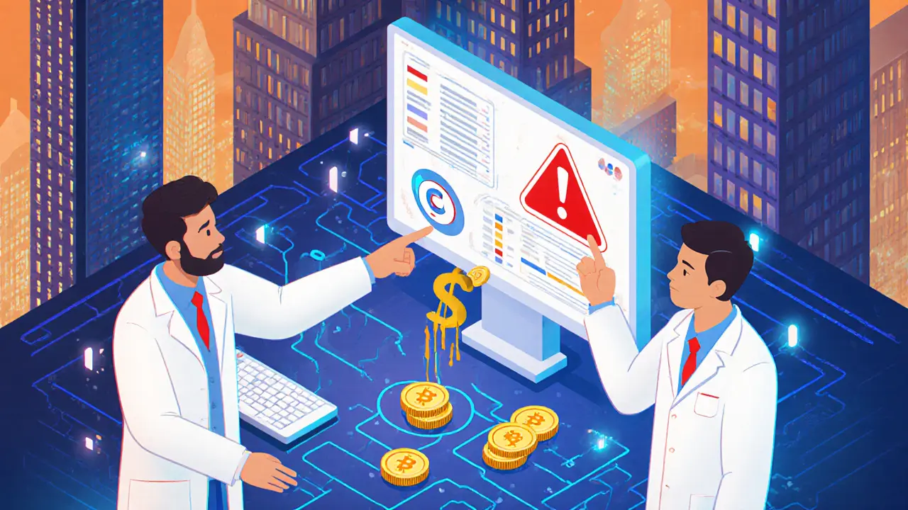 Аудиторы анализируют блокчейн-код с инструментами, золотые монеты утекают из ошибки