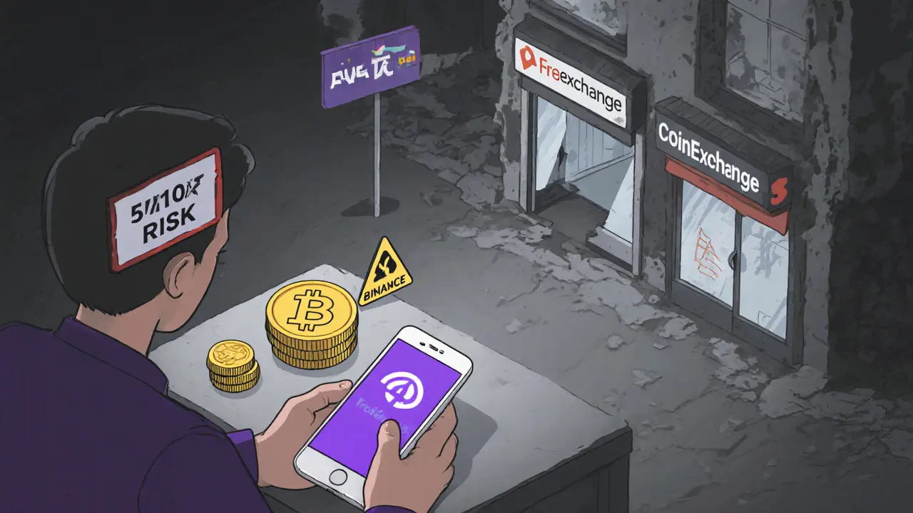 Пользователь с кошельком AXE перед исчезающим рынком из трёх бирж.