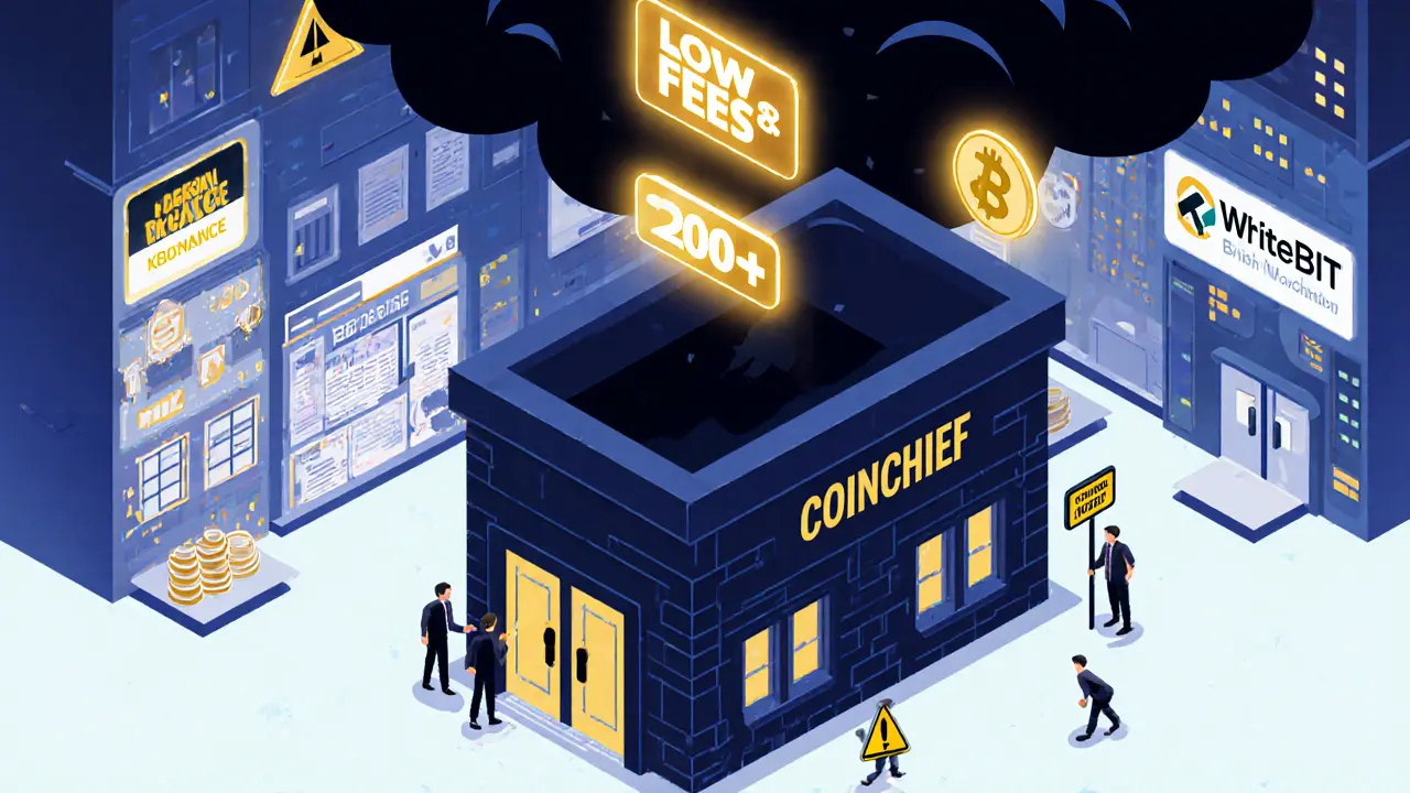 CoinChief криптобиржа: реальный обзор функций, комиссий и безопасности в 2025 году