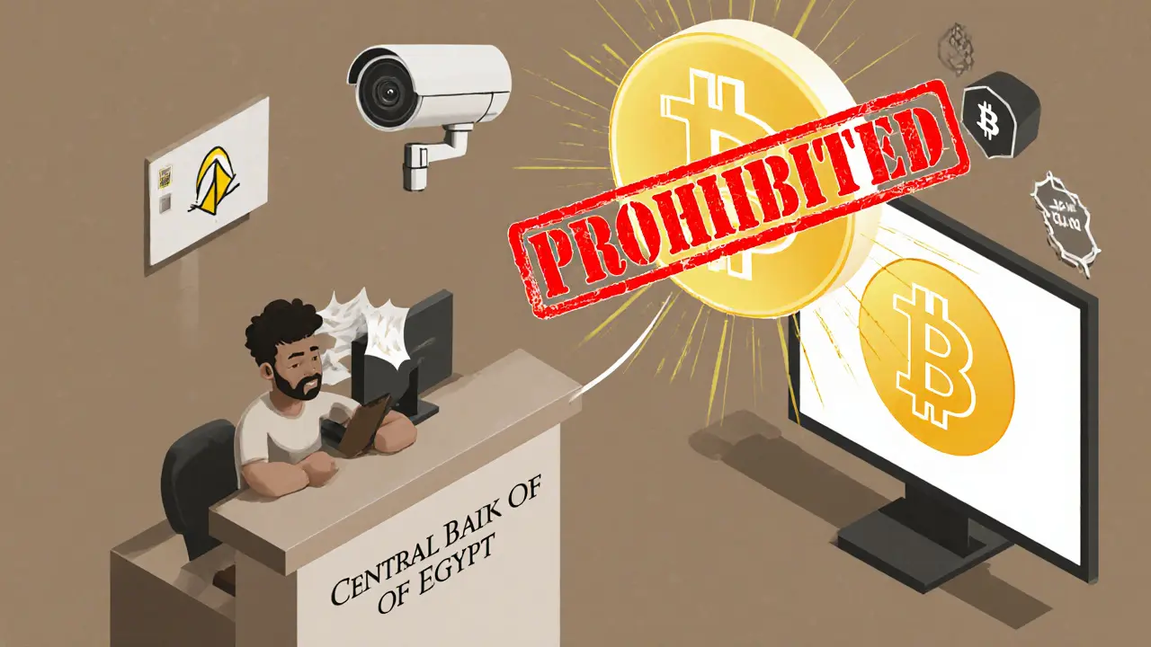 Египетские банки и мониторинг криптовалютных транзакций: что запрещено и как это работает
