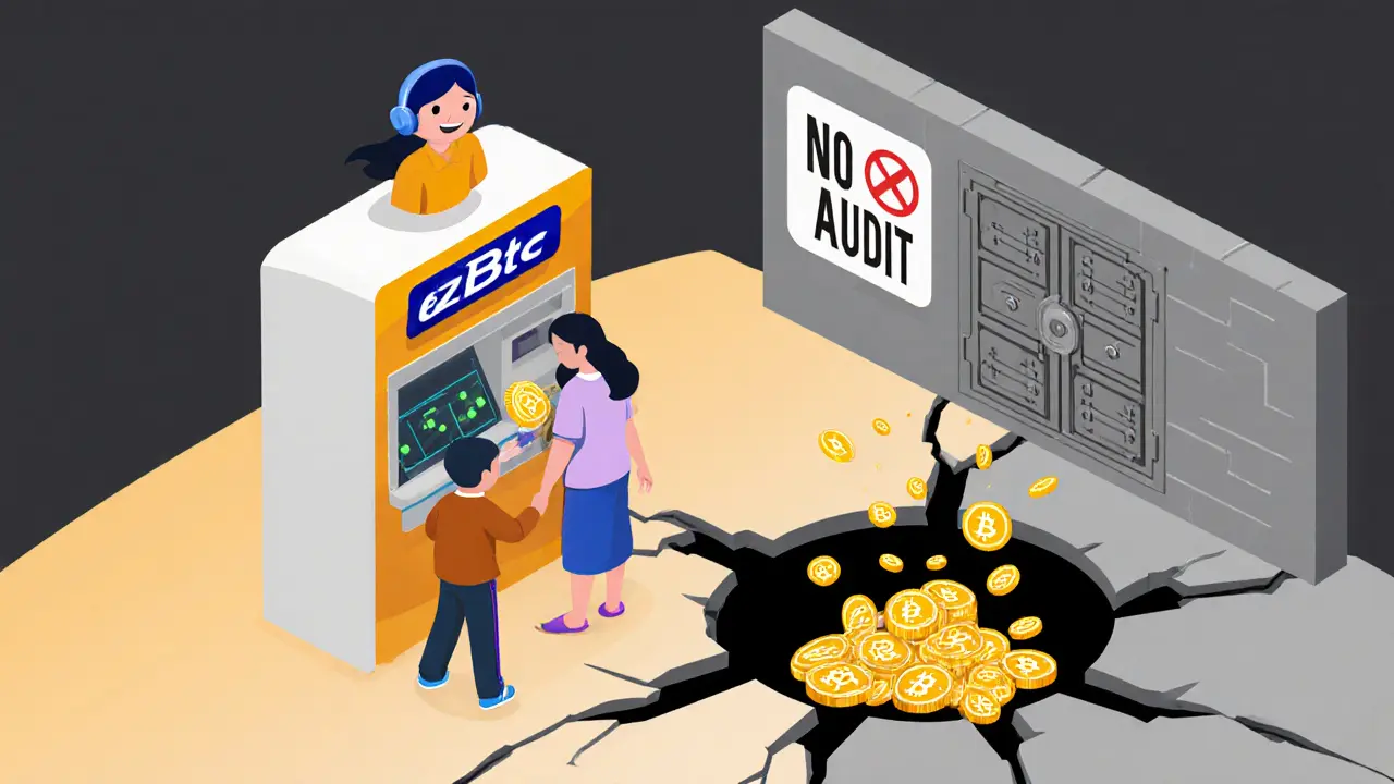 Семья вносит деньги в фальшивую биржу, в то время как биткоины исчезают в черной дыре.