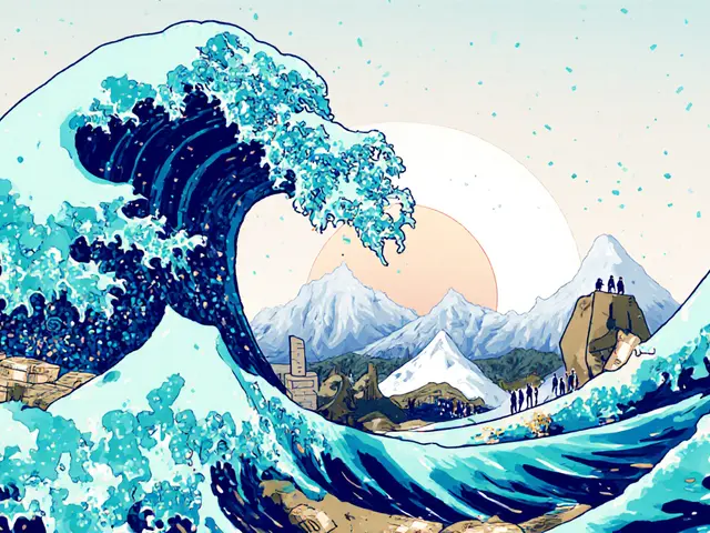 Что такое Kanagawa Nami (OKINAMI) - криптовалюта, вдохновленная волной Хокусая