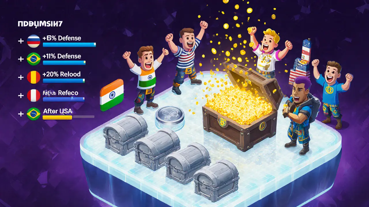 Пять Серебряных сундуков собираются в Легендарный сундук на блокчейн-платформе.