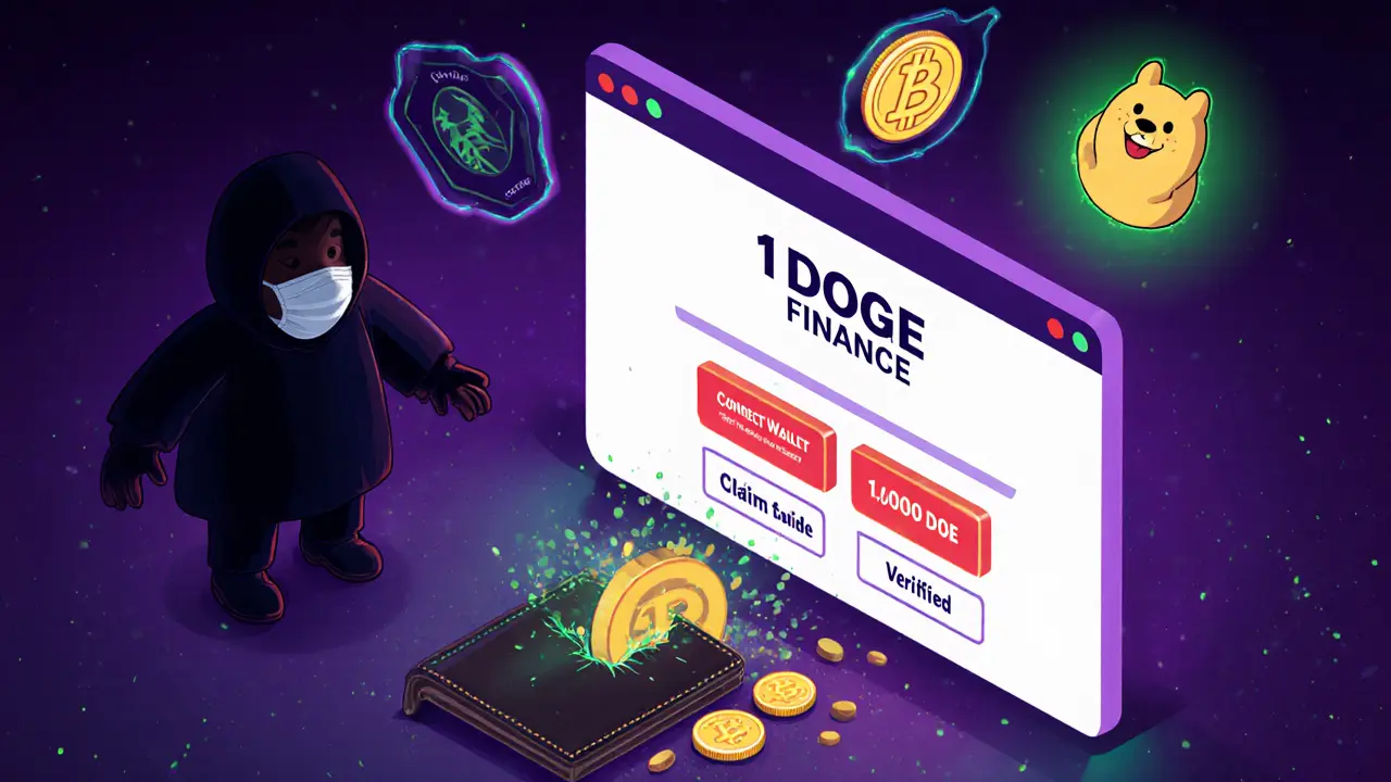 1DOGE Finance airdrop: что известно на ноябрь 2025 и как не попасть на мошенников
