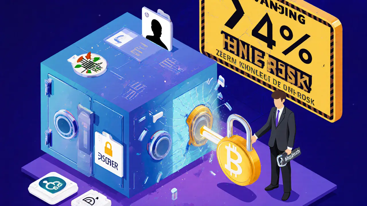 Блокчейн-сейф с дверями, запертыми законами разных юрисдикций.