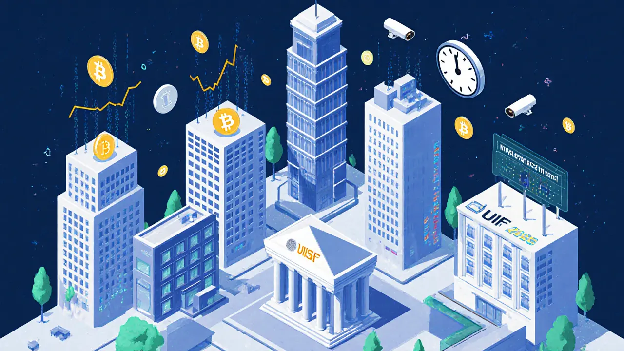 Город с токенизированными активами и пустыми банками, где VASP-узлы работают под наблюдением финансовой разведки.