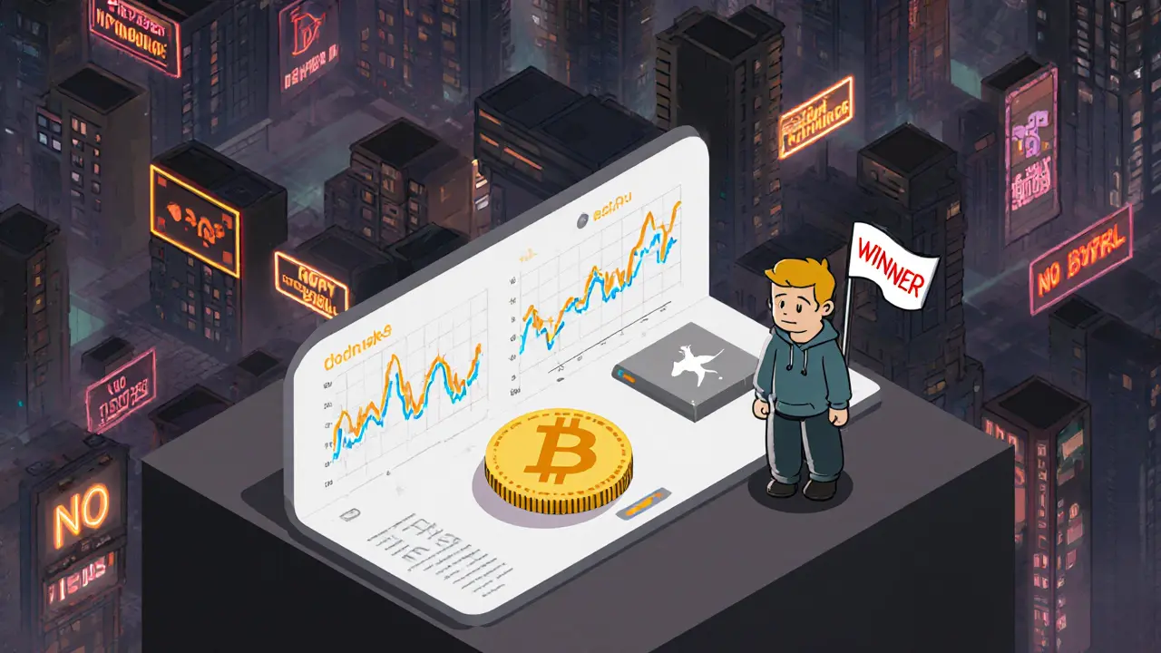 Одинокий токен SPAT в кошельке, окруженный пустыми рынками и безлюдным метавселенной.