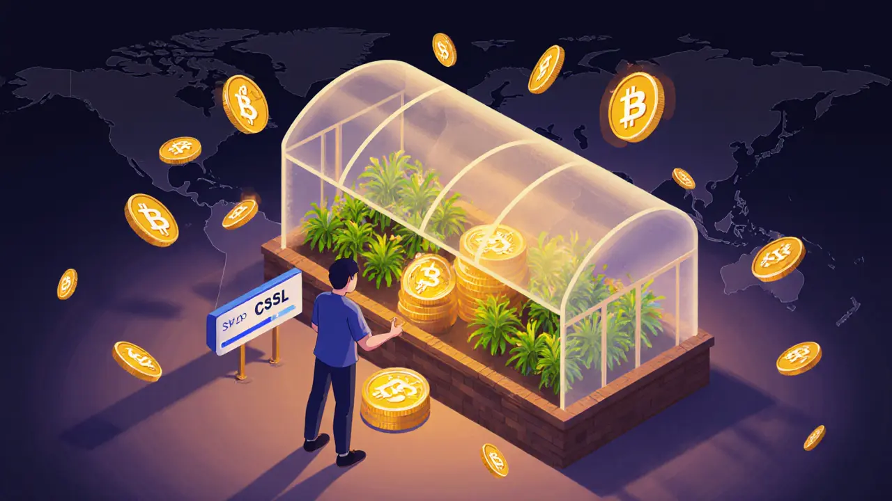 Пользователь стейкает CS-LP токены в ферме, из которых растут CSS-токены, а CSSl-токены летают как голоса.