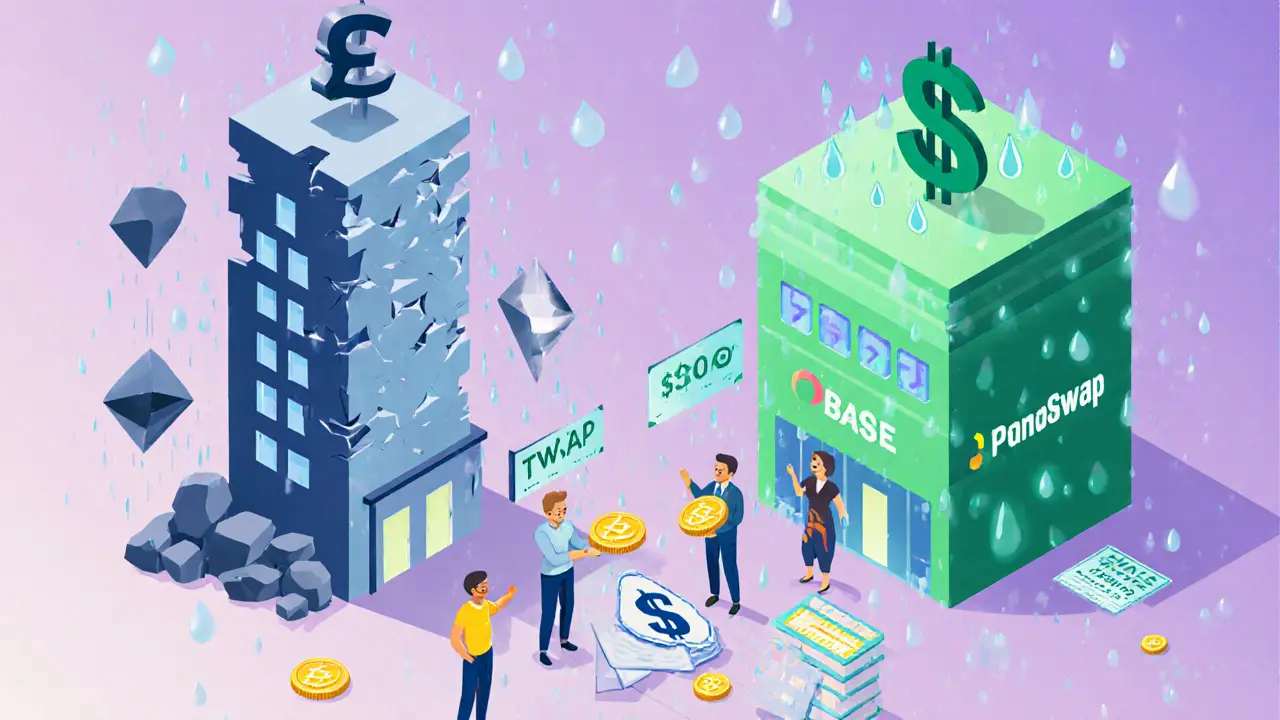 Сравнение Ethereum и Base: дорогой и медленный против дешевого и быстрого.