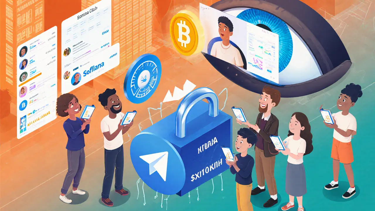 Закрытый Telegram-клуб с доступом через кошельки Solana и токеном X1000, с AI-аналитикой вокруг.