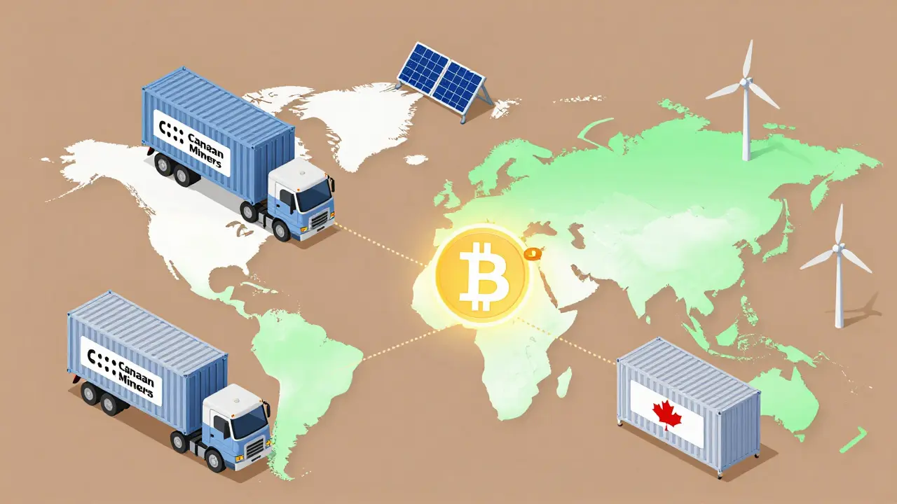 Глобальная миграция майнингового оборудования из Казахстана в США и Канаду.