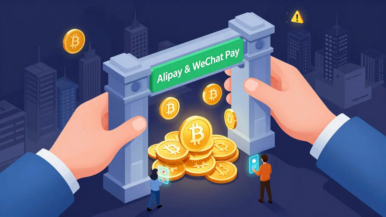 Как Alipay и WeChat Pay блокируют криптовалюты в Китае