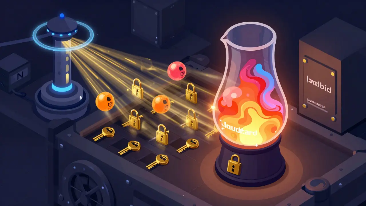 Лавовая лампа LavaRand генерирует уникальные криптографические ключи, которые надежно запирают цифровой сейф.