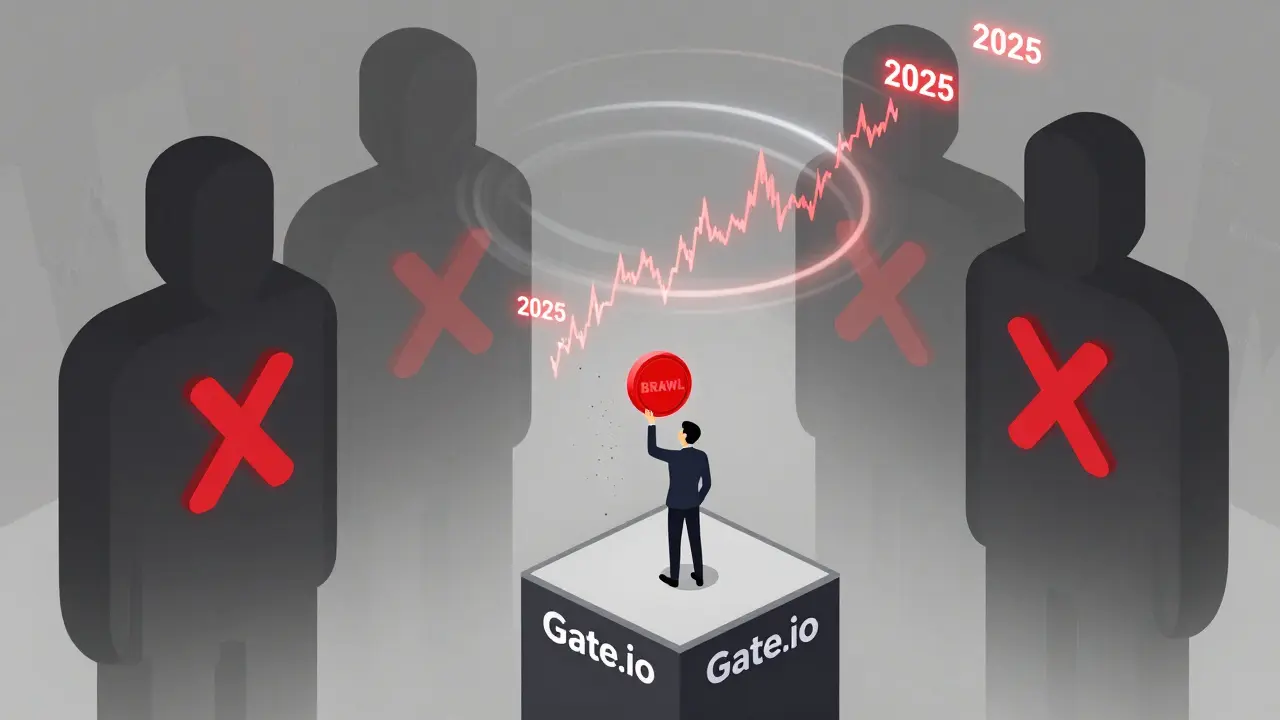 Инвестор на платформе Gate.io, держащий токен BRAWL, который превращается в пыль, пока крупные биржи отвернутся.