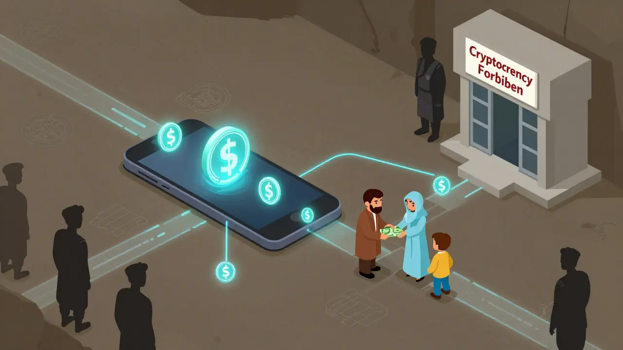 Как USDT и Bitcoin используются в Афганистане для переводов денег вопреки запрету