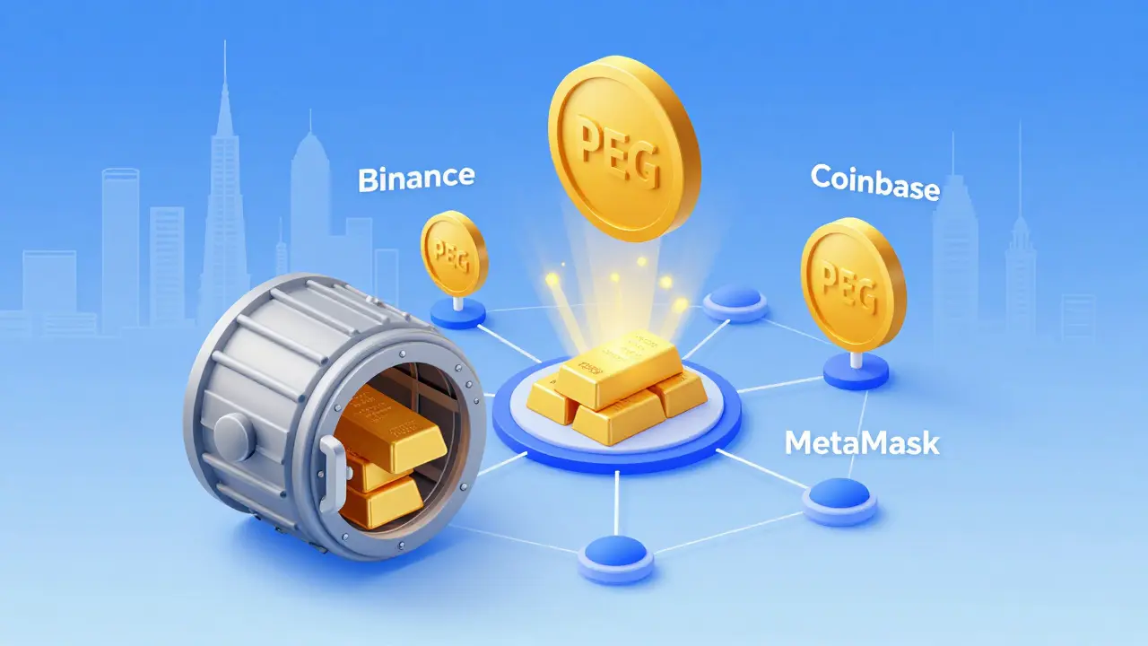 Что такое PEPEGOLD (PEG) - криптовалюта, привязанная к золоту