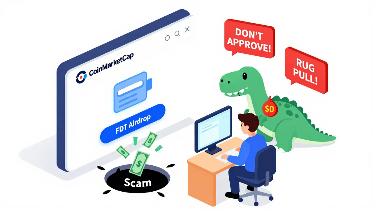 FDT Frutti Dino X CMC airdrop: правда или мошенничество?