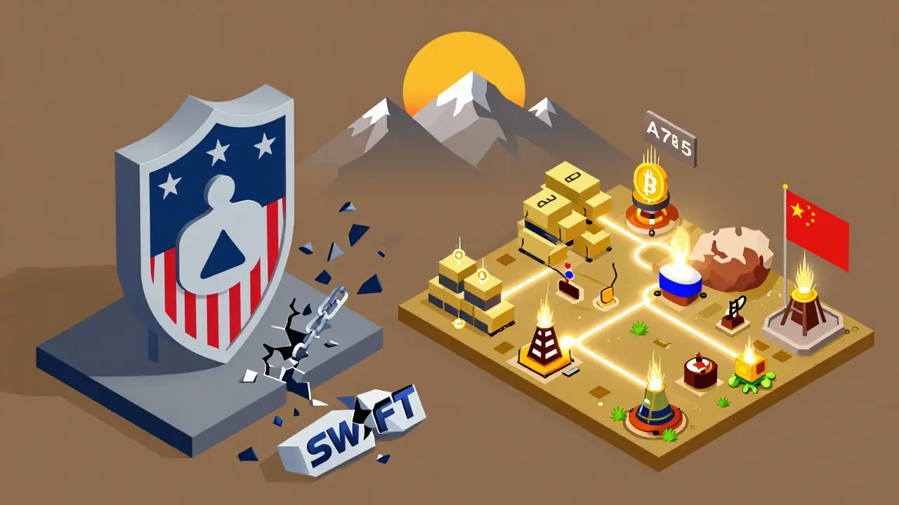 Символическое противостояние: санкции США против российской крипто-инфраструктуры, соединённой с Китаем и Центральной Азией.