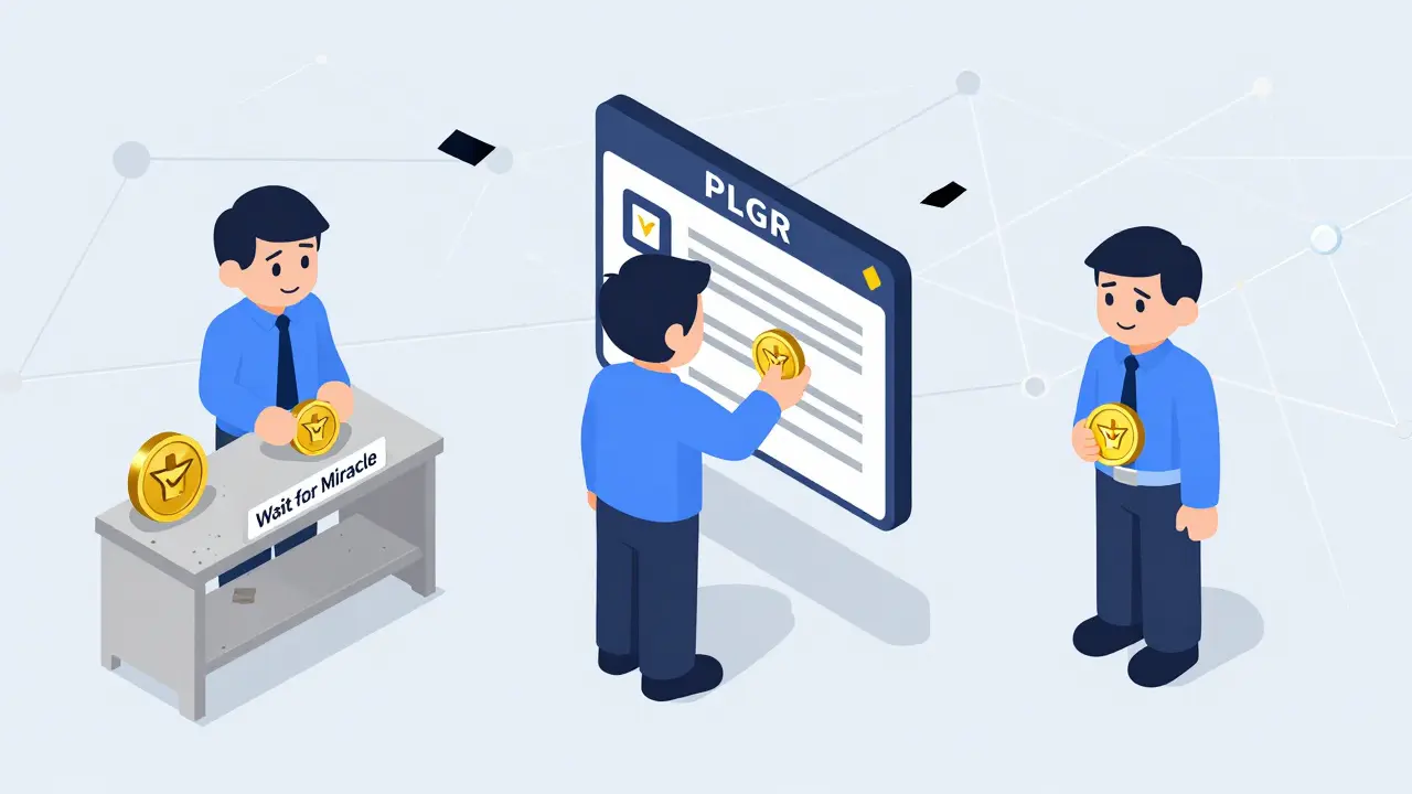 Три варианта судьбы владельца токена PLGR: ждать, продать или забыть