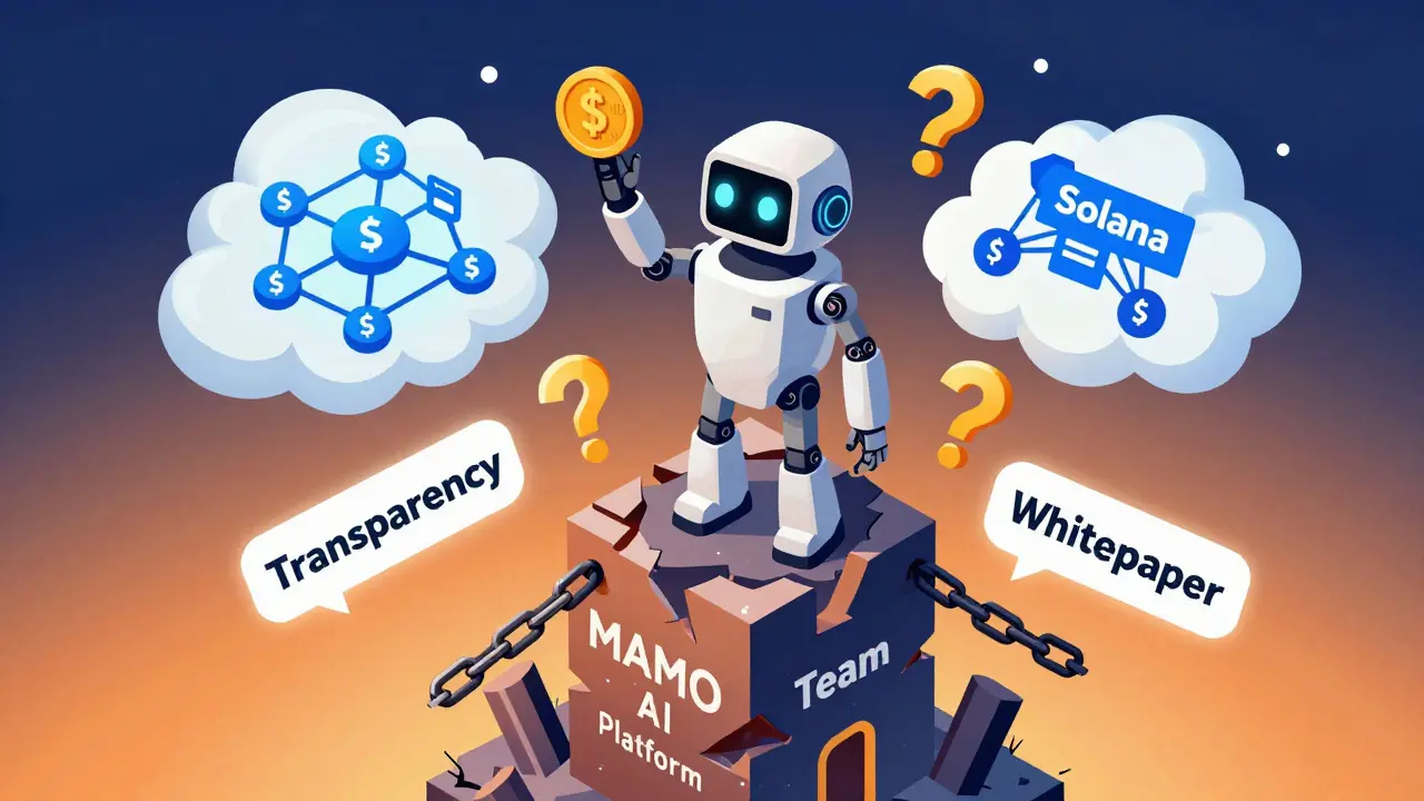 Что такое Mamo (MAMO) - криптовалюта с AI-платформой, но без прозрачности