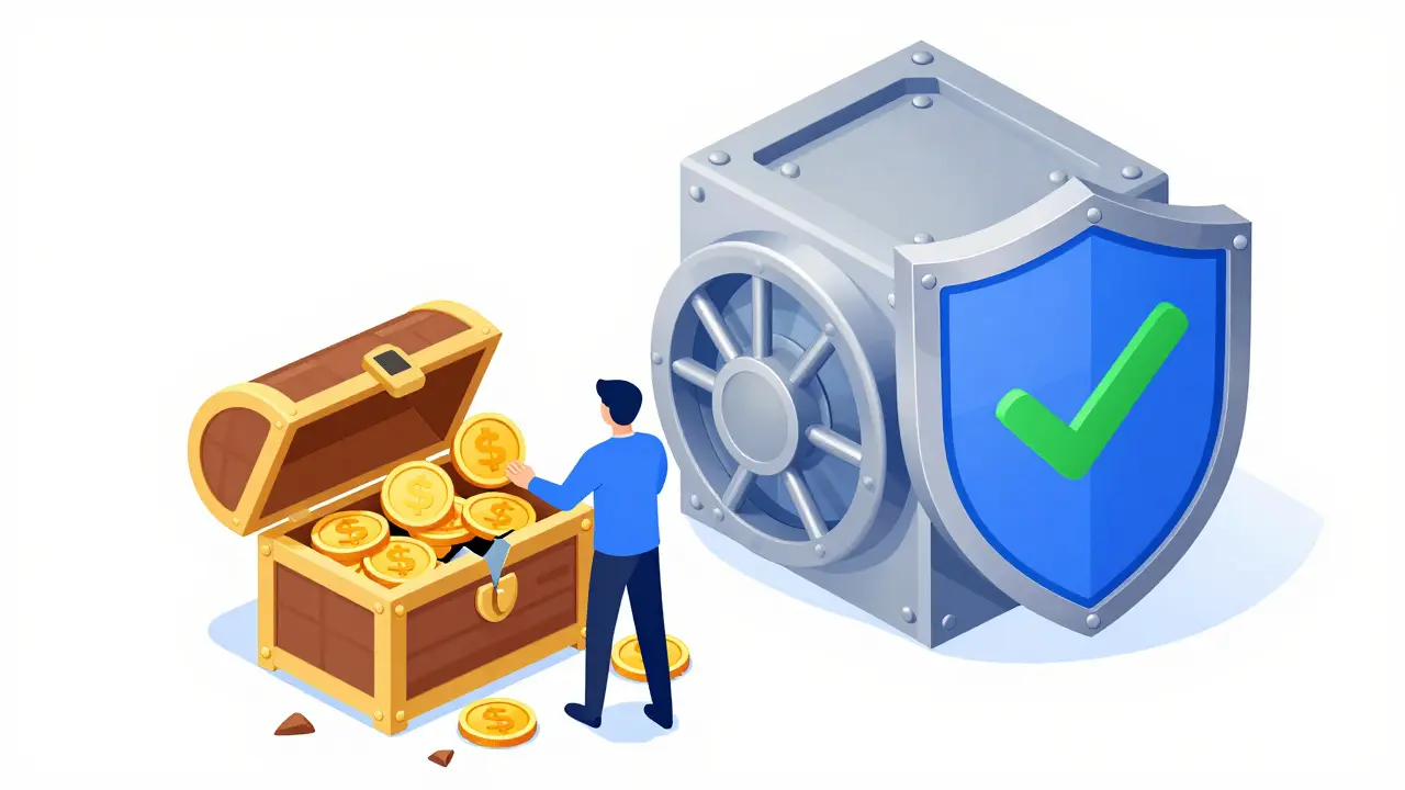 Перевод монет из взломанного кошелька в новый защищенный сейф.