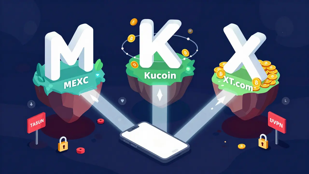 Изометрические платформы MEXC, KuCoin и XT.com как безопасные острова в цифровом пространстве