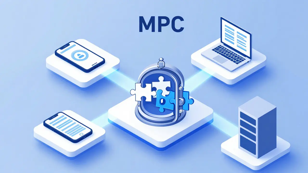 Концептуальная визуализация технологии MPC с тремя устройствами