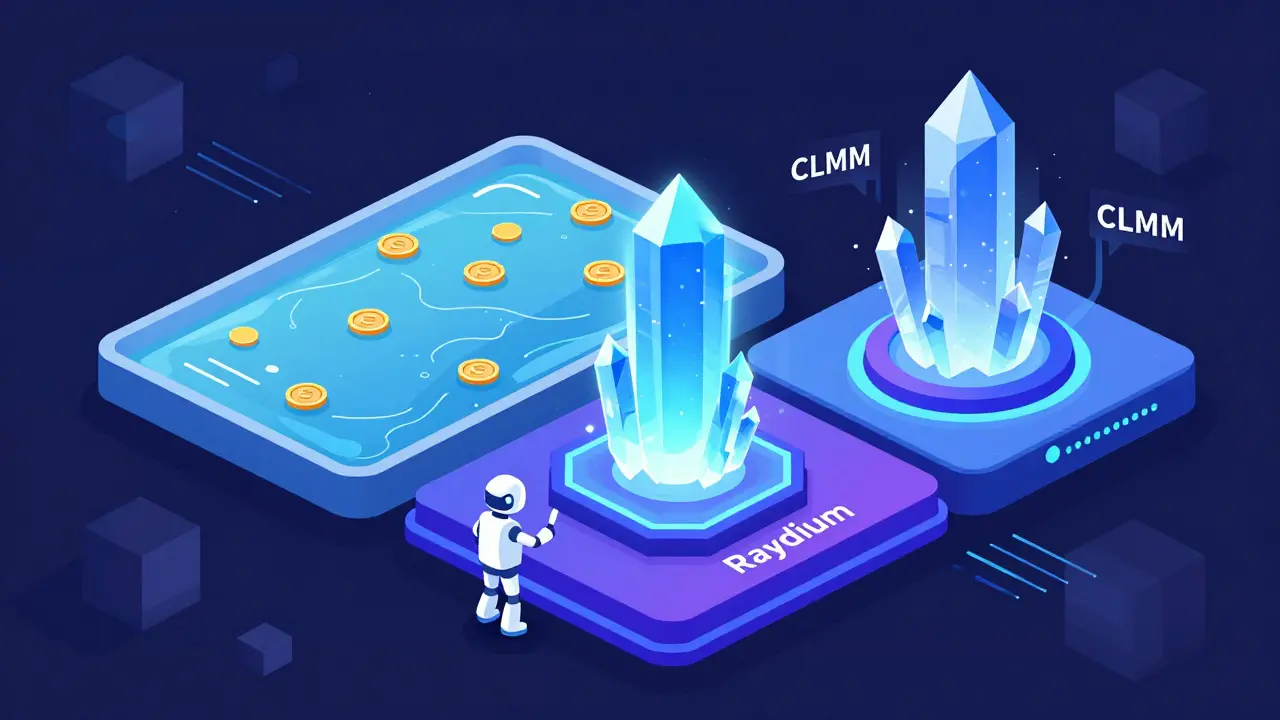 Raydium CLMM: подробный обзор децентрализованной биржи на Solana