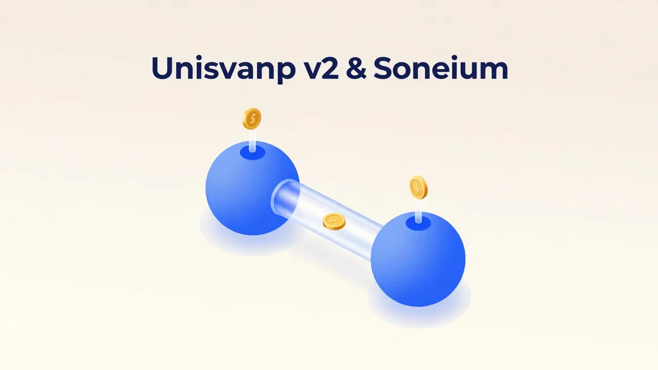 Изометрическая схема простого обмена токенами в пулах ликвидности Uniswap v2