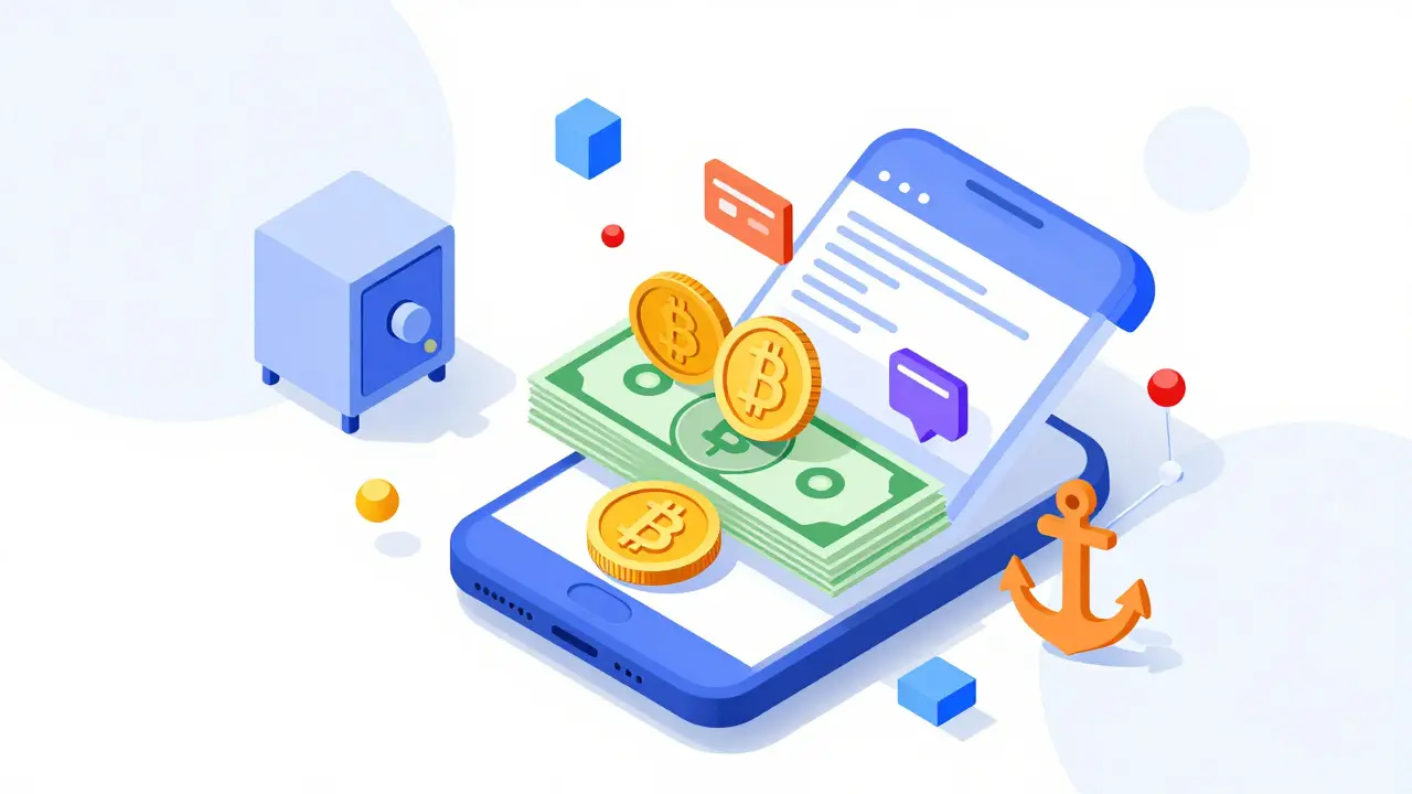 Слияние традиционных банков и крипты на смартфоне