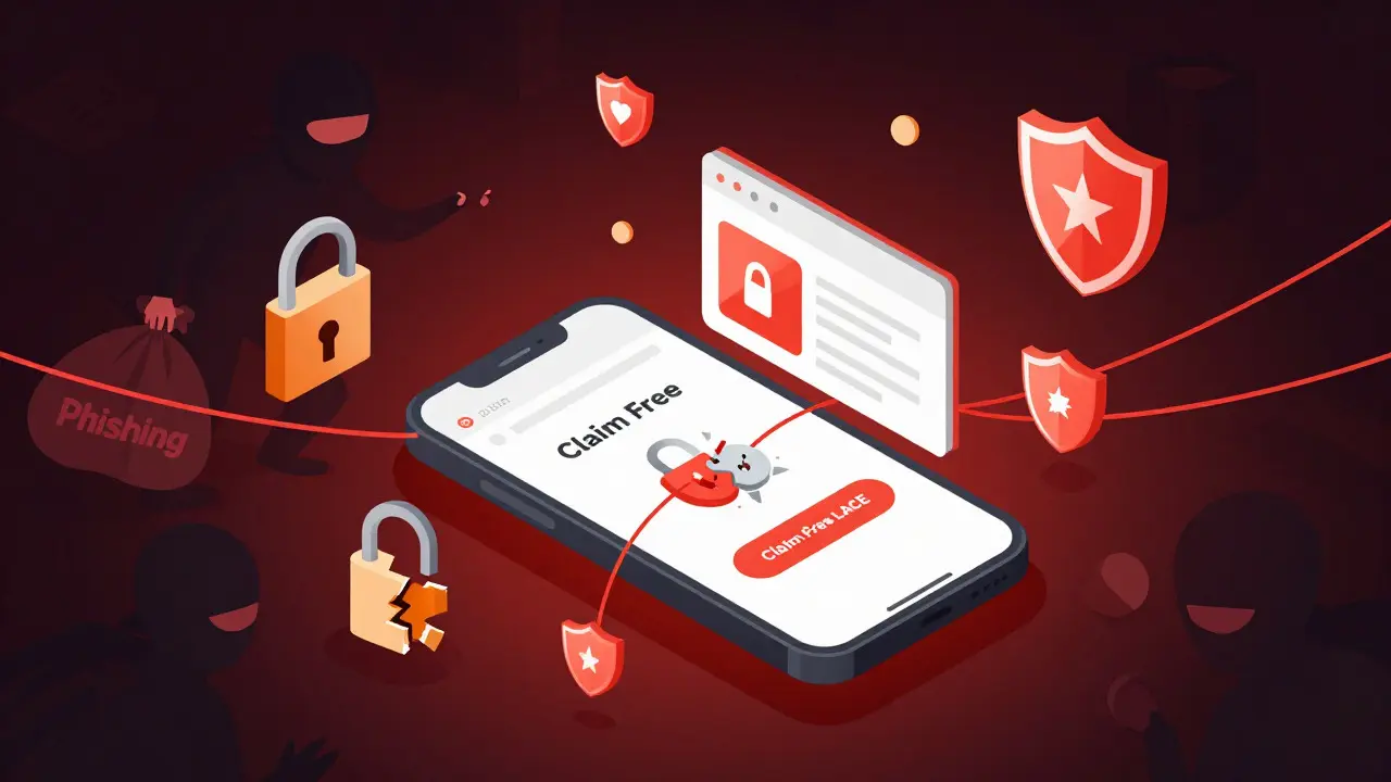 Смартфон с фишинговым сайтом и скрытым вором