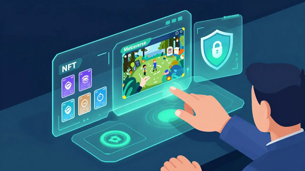 Изометрический интерфейс стейкинга NFT и безопасности в Dypius