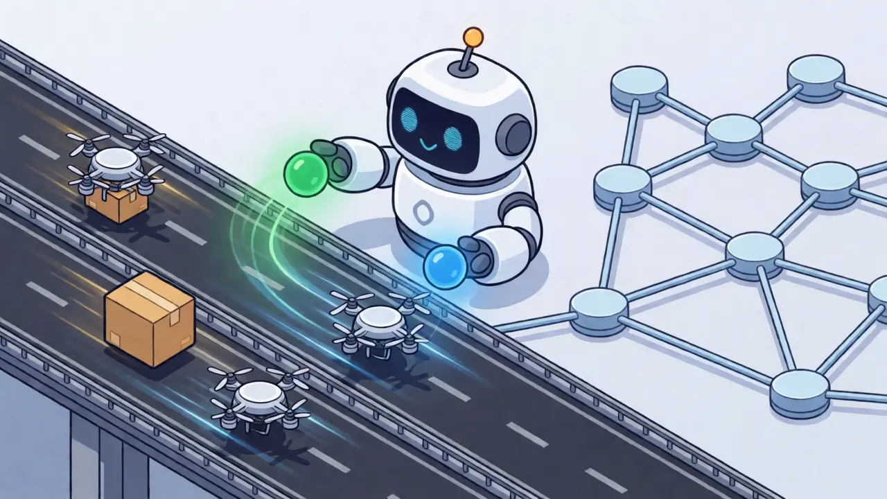 Иллюстрация интеграции токена GCB в сети Binance Smart Chain и Tron