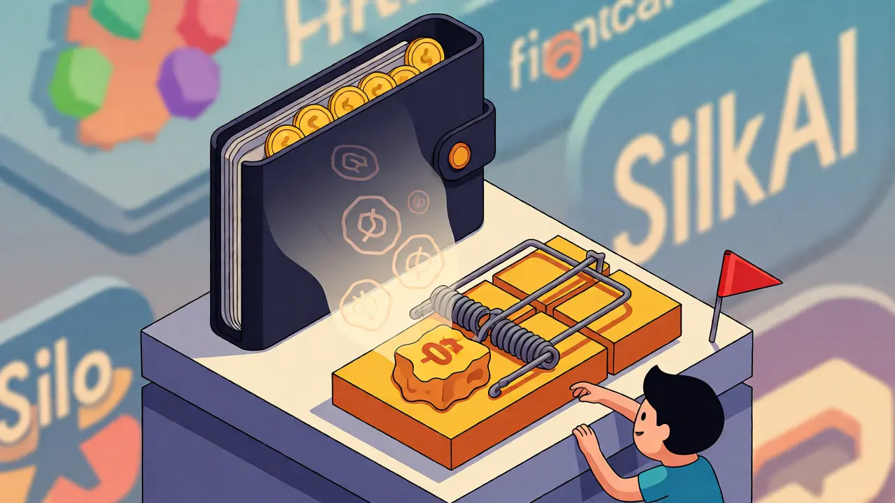 Метафора риска аирдропа SIL Finance: кошелек и мышеловка на блокчейне